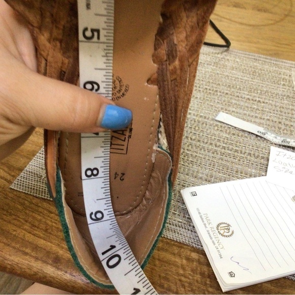Itzae Handmade Leather Guaraches Size 24 /5.5 - Picture 6 of 6